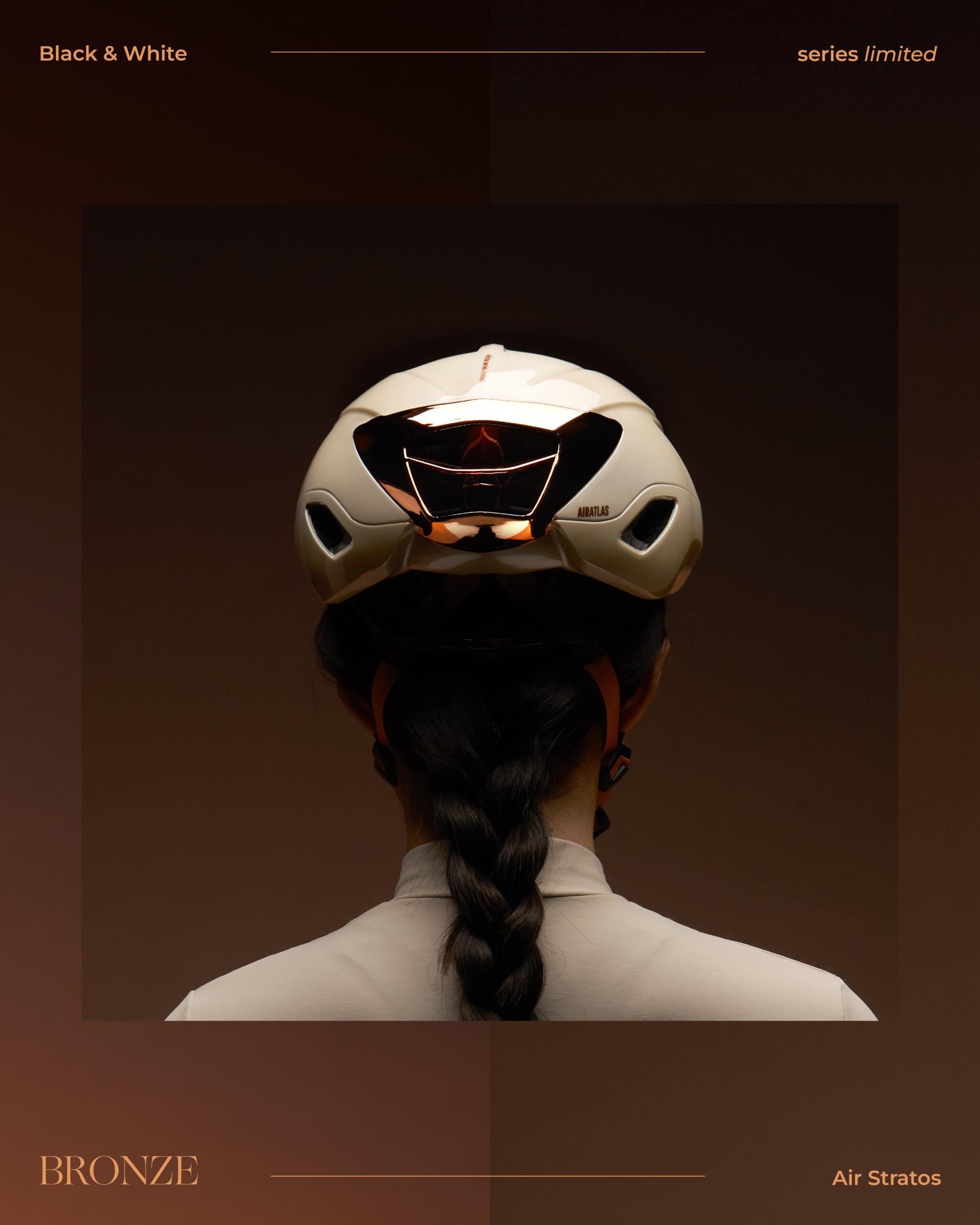 LIMAR AIR ATLASW&B AMBER WHITE BRONZE- Asian Fit