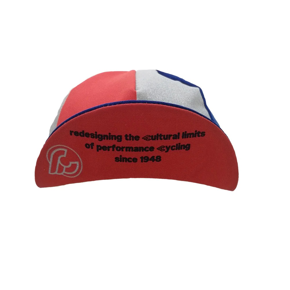 CAP OVAL RED & BLUE