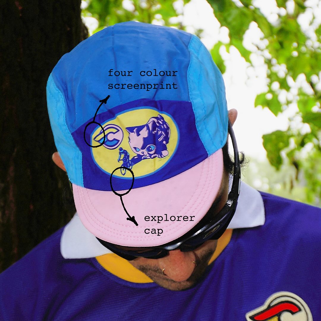 CAP SHANA SADEGHI RAY KITTEN PINK & BLUE