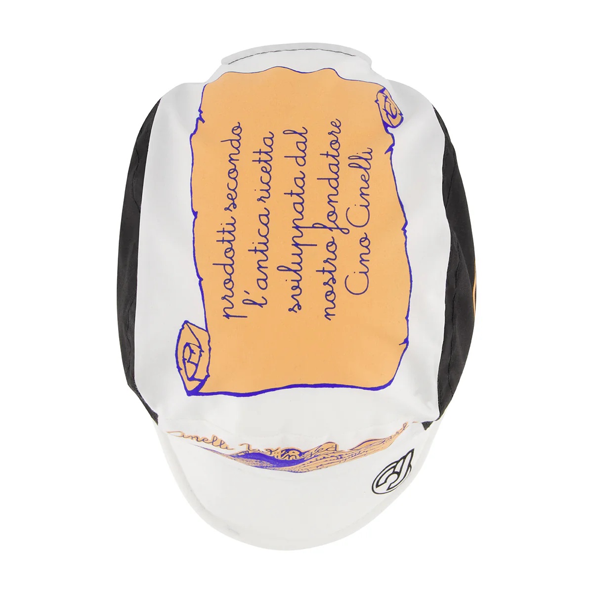 CAP PASTA BLACK AND WHITE