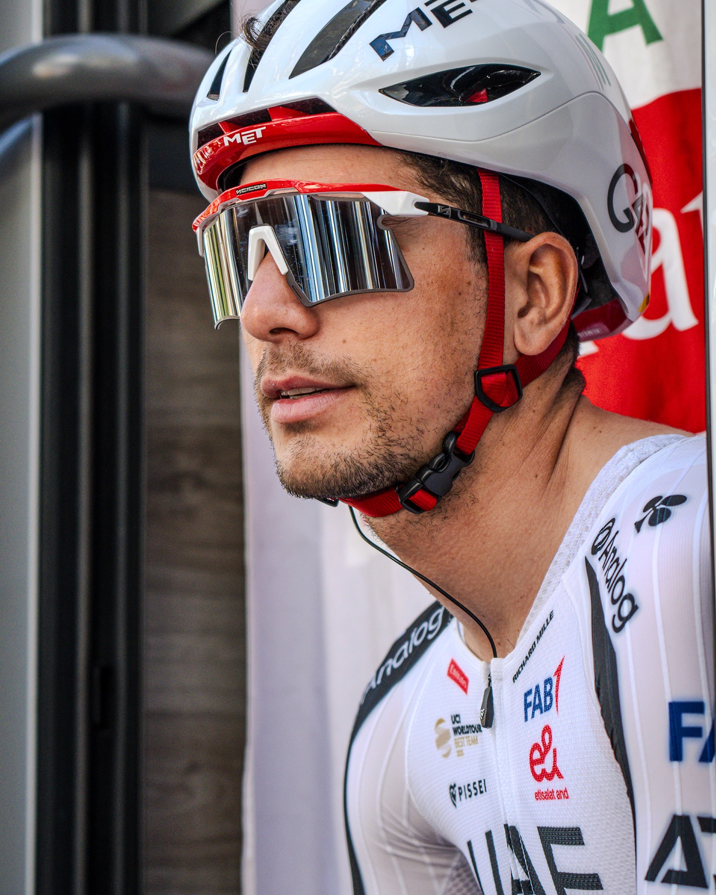 SCICON SPORTS AEROSHADE 2.0 TITANIUM [UAE EMIRATES WHITE RED / 非調光]