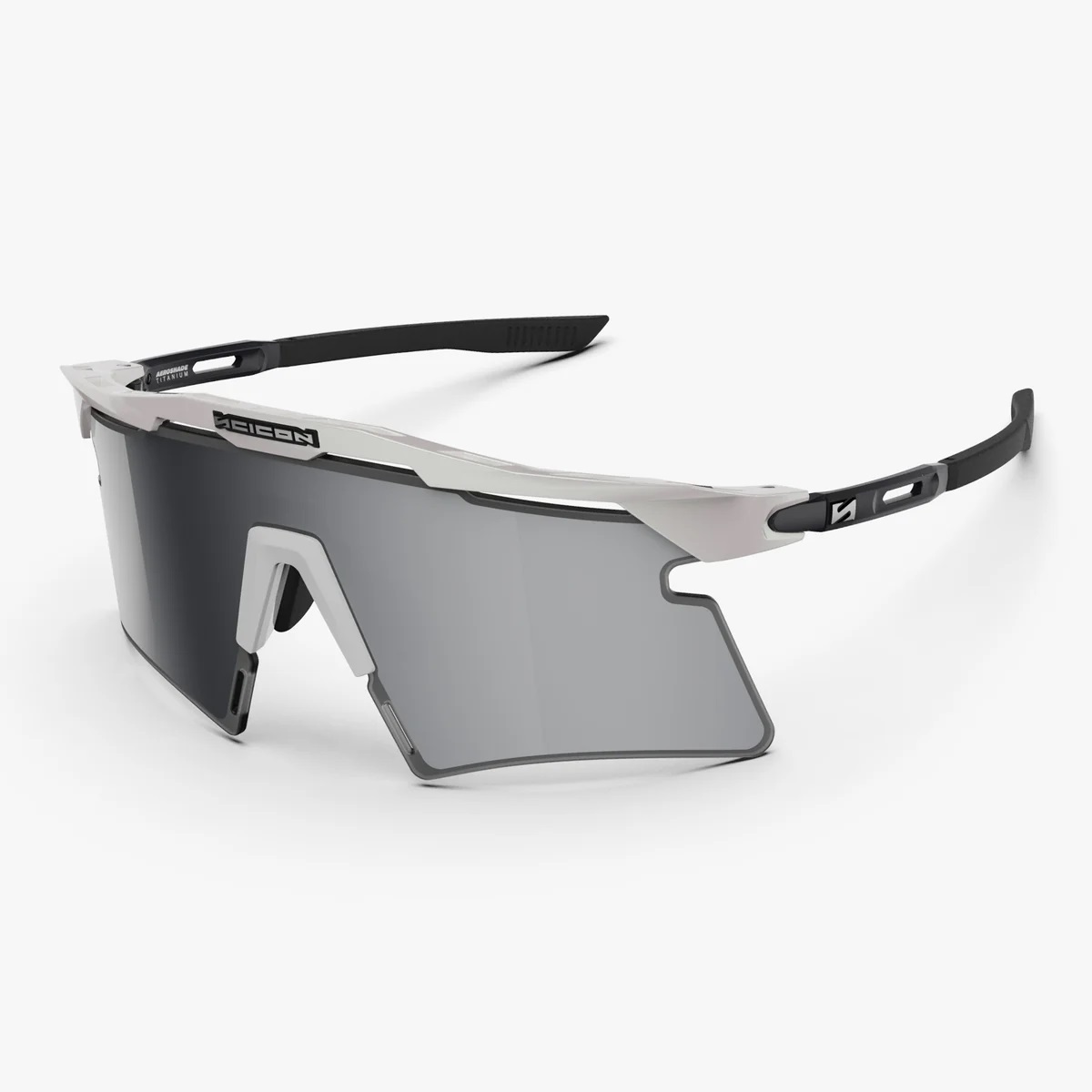 SCICON SPORTS AEROSHADE 2.0 TITANIUM [WHITE METAL MATTE / 非調光]