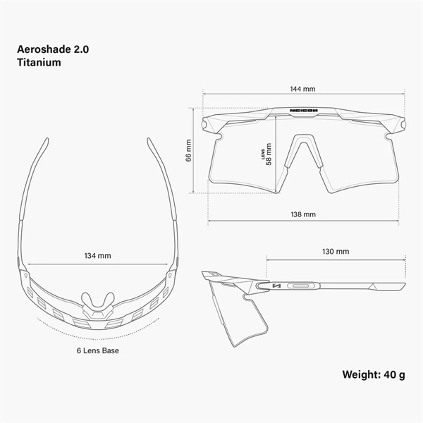 SCICON SPORTS AEROSHADE 2.0 TITANIUM [UAE EMIRATES WHITE RED / 非調光]