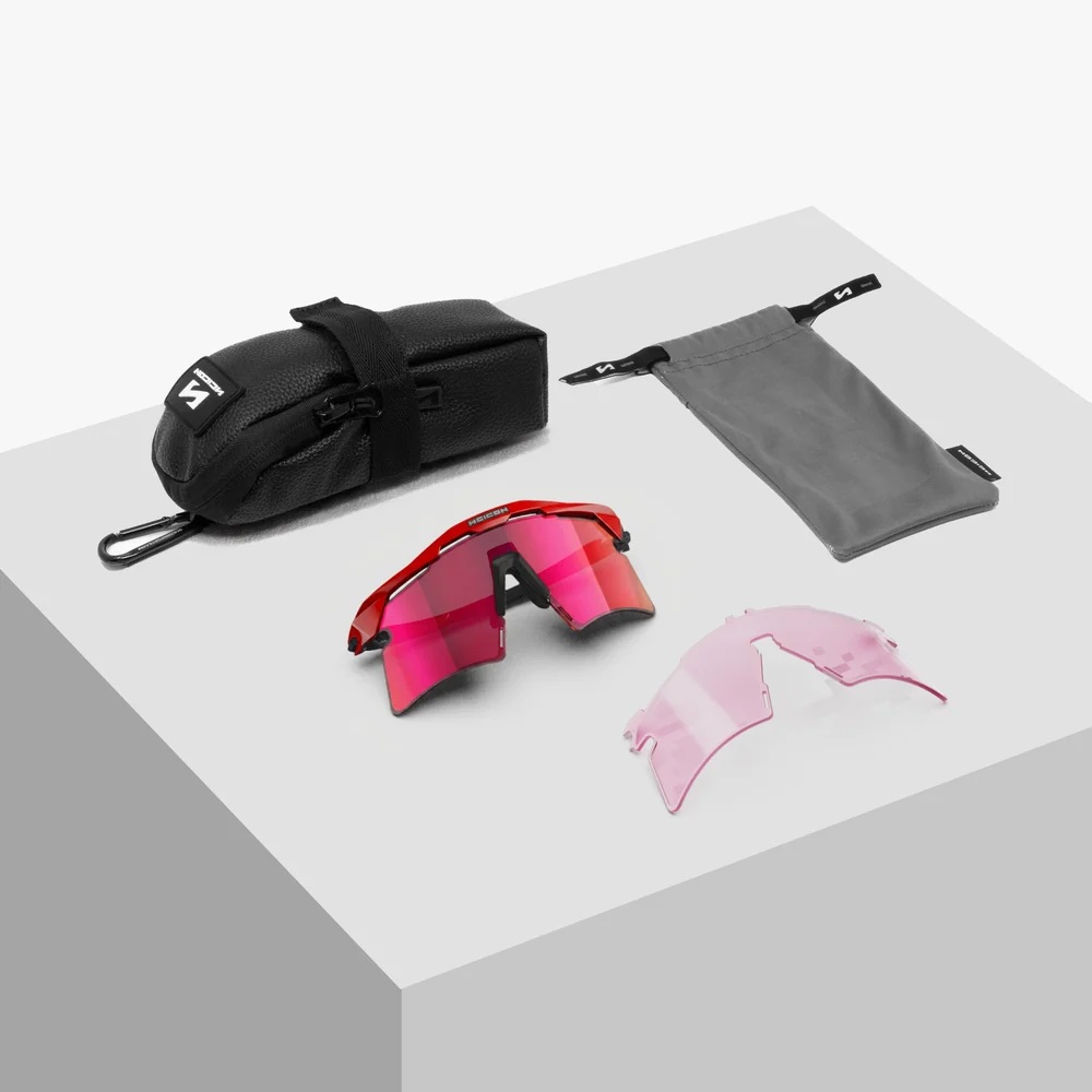 SCICON SPORTS AEROSHADE 2.0 TITANIUM [RED GLOSS / 非調光]